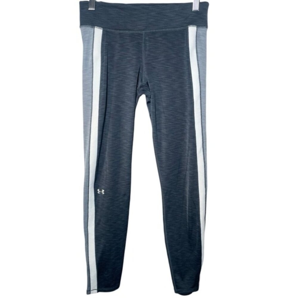 Under Armour Medium Legging Coldgear Grey Compression Workout Pant Gym High Rise